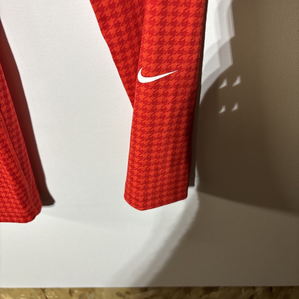 Nike One Women's Red Houndstooth Training Tights XS NWT DD0493-673 - Picture 5 of 8